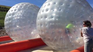 Giant Hamster Ball Race Fail