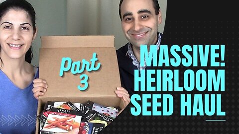 Massive Seed Haul 2022 Part 3| Heirloom Baker Creek Seeds | Peaceful Living NH