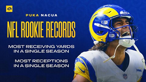 Puka Nacua breaks Rookie Reception and Receiving Yards Record