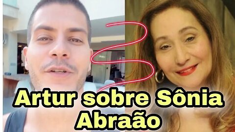 Arthur Aguiar agradece Sônia Abraão pelo apoio " Obrigado Sônia " #bbb22 #arthuraguiar #soniaabrão
