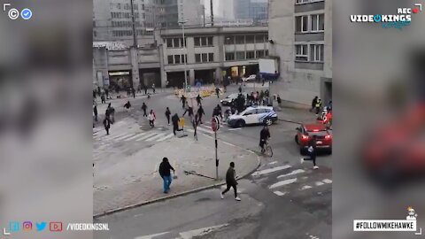 More Riots in Brussels after the death of a 23yo Moroccan-Belgium man in police custody