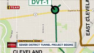 NE Ohio Regional Sewer District begins work on tunnel project at edge of University Circle