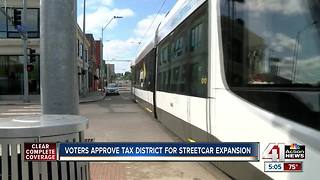 Voters approve tax district for streetcar expansion
