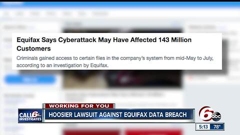 Hoosiers file lawsuits against Equifax Data Breach