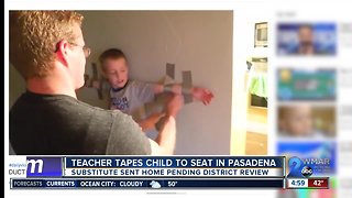 Teacher tapes child to seat in Pasadena