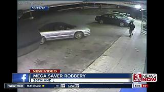 Police release video from MegaSaver robbery