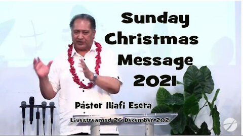 Sunday Christmas Message