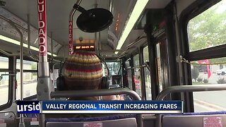 Valley Regional Transit increasing fares, riders question timeliness