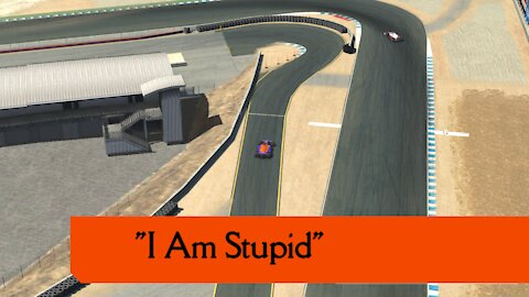 "I Am Stupid" iRacing IndyCar (IR18) Open at Leguna Seca