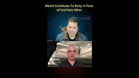 #Gold Continues To Rally In Face of Fed Rate Hikes #Shorts