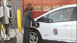 Kamala Seems Confused By An Electric Vehicle