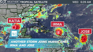 Another Storm Joins Hurricanes Irma and Jose