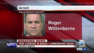Delray Beach Lamborghini driver charged in crash that killed 82-year-old Uber driver