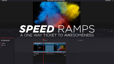 Video Village Tutorial_Create a Speed Ramp in DaVinci Resolve