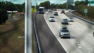 Transit buses allowed to drive on the shoulder to bypass traffic on I-275 in Pinellas County