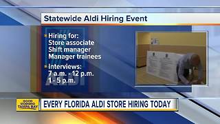 Every Aldi store in Florida holding a hiring event on Thursday