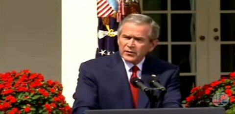 Bush on Terrorist Explosives in Buildings