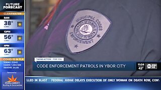 Code enforcement patrols in Ybor City
