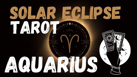Aquarius ♒️ - Searching for yourself! Solar Sclipse tarot reading #aquarius #tarot #tarotary