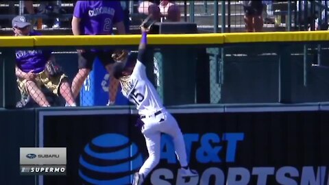 Bellinger has homer negated, Rox play small ball in 8-5 win