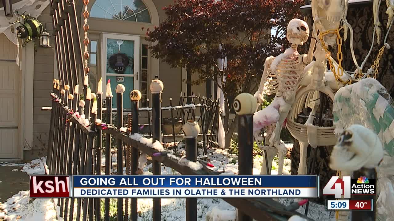 Some Kansas City homeowners are going all-out for Halloween