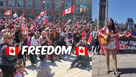 "Freedom" performed by Mr. Freedom and Scarlett Grace on Parliament Hill