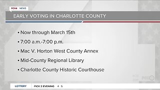 Presidential preference primary early voting in Southwest Florida