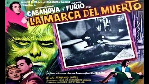 THE SCAR OF DEATH 1961 (La Marca Del Muerto) Mad Doctor Must Kill for Immortality FULL MOVIE English Subs