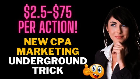 CPA MARKETING FREE TRAFFIC METHOD CAN EARN YOU $200+ PER DAY MAKE MONEY WITH 1 HOUR WORK