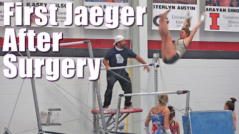 First Jaeger after Elbow Surgery | Whitney Bjerken Gymnastics
