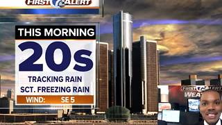 Patchy freezing rain