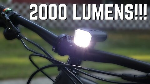TESTING The Brightest Mountain Bike Light I Have Ever Used | MagicShine Allty 2000 Lumen HeadLight
