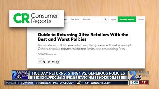 Holiday Returns: Stingy V.S. Generous Policies