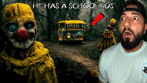 FOUND MY STOLEN GOLD AT HOMELESS GUY DRESSED AS IT CLOWNS YELLOW ABANDONED SCHOOL BUS ( TERRIFYING)