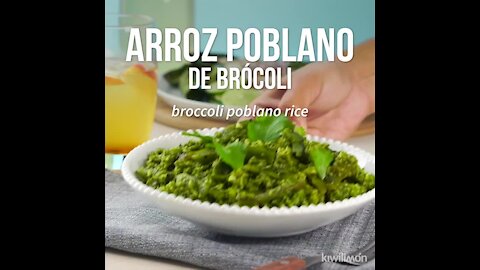 Broccoli Poblano Rice