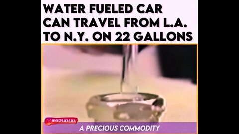 Water Fueled Car Can Travel From L.A. to N.Y. on 22 Gallons