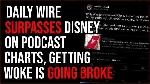 Daily Wire Just SURPASSED Disney, Netflix Gets Woke, Goes Broke, And It's BAD