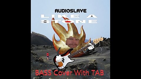 AudioSlave - Like a stone(bass cover with TAB)