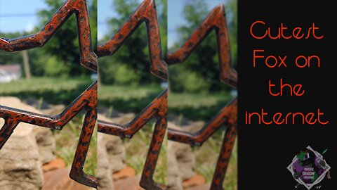 Rookie Artist welds and paints a cute geometric fox sculpture. Buy it on ebay if you fancy it!