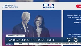 Reaction to Joe Biden's announcement