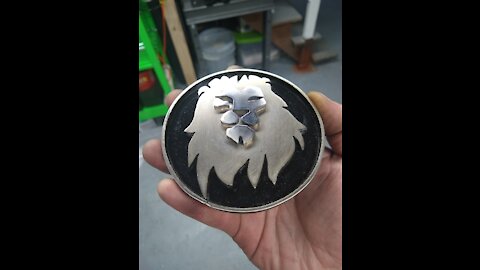 Handmade LION FACE belt buckle - RT ARTISAN WORKS -