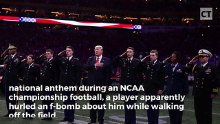 Athlete Disrespects Trump As The President Stands For Anthem