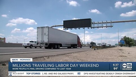 Millions expected to travel for long Labor Day weekend