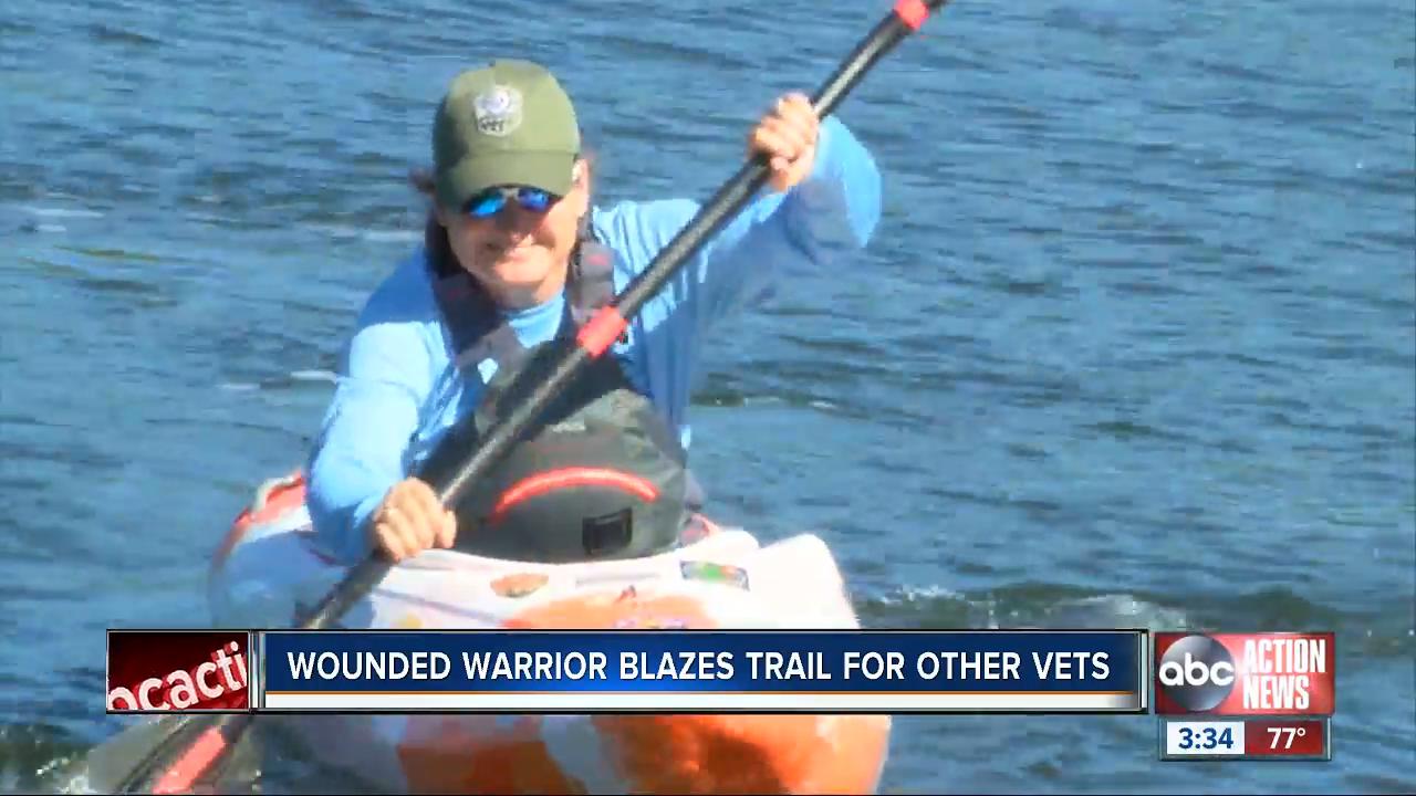 Blind Army veteran has new outlook on life with kayaking
