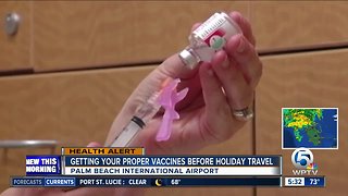 Get your vaccines before traveling this holiday season