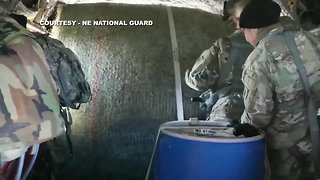 NE National Guard - Hay Drop