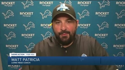 Matt Patricia excited to see Matthew Stafford back to work