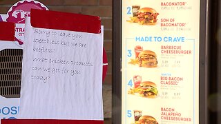 Wendy's in Norton gets creative with its 'no beef' sign