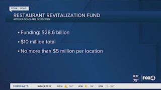 Restaurant Revitalization fund opens