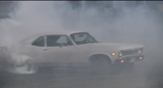 2011 Route 66 freestyle burnout competition at the Orange Show speedway in San Bernardino CA